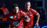 David Smith went over for one of Toulon's tries