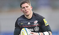 David Strettle scored twice for Saracens as they won the LV= Cup