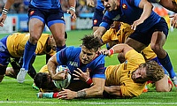 Sofiane Guitoune scored two tries in a bonus-point win for France