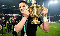 New Zealand's Dan Carter has been recognised with the game's most prestigious individual award for a third time