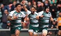 Manu Tuilagi will be hoping to play a major role for Leicester against Racing on Sunday