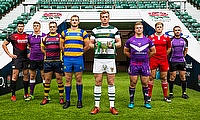 The 8 BUCS Super Rugby captains line up at Twickenham