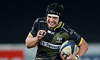 Dan Evans was among the Ospreys try scorers