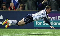 Stuart Hogg was in fine form as Scotland brushed aside Georgia