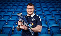Stuart Hogg has won the RBS 6 Nations player of the championship award for the second year running