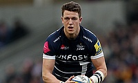 Sam James' brace of tries was in vain for Sale