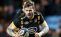 England's Elliot Daly suffered an injury on Wasps duty