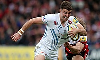 Ollie Devoto was on the winning side as Exeter routed Scarlets at Llanelli