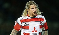 Richard Hibbard was one of the try-scorer for Gloucester