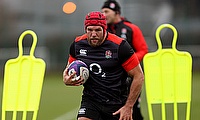 James Haskell has rejoined England training following his suspension
