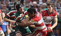Ben Woods in action for Leicester Tigers