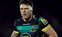 Teimana Harrison was red-carded during the Anglo-Welsh semi-final clash against Bath