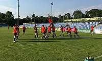 England Counties prep for their game against Romania A