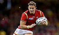 Hallam Amos scored a try for Wales