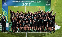 New Zealand team celebrating their win in the 2017 Women's World Cup