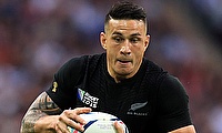 Sonny Bill Williams also missed the game against Ireland