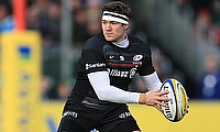 Alex Goode becomes the third Saracens player to win the award