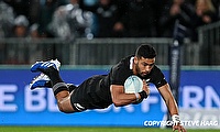 Richie Mo'unga was one of the try-scorer for Crusaders