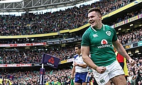 Jacob Stockdale is sidelined with a knee injury