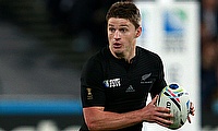 Beauden Barrett sustained a neck injury during training