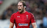 Alun Wyn Jones suffered a head injury during the game against Ireland