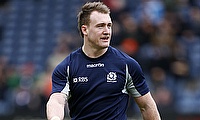 Stuart Hogg has sustained an ankle problem during the game against Ireland