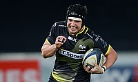 Dan Evans has made 173 appearances for the Ospreys