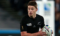 Beauden Barrett is set to become the second most-capped player for the All Blacks