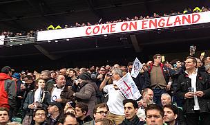 The crowd was in good voice at England's home of rugby