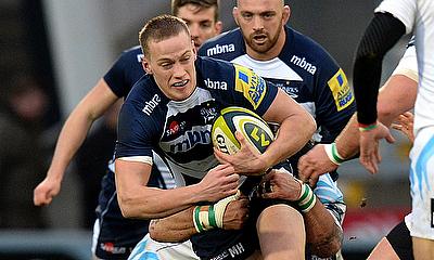 Mike Haley in action for Sale Sharks