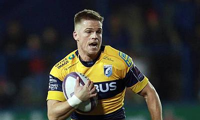 Gareth Anscombe kicked three conversions for the Blues