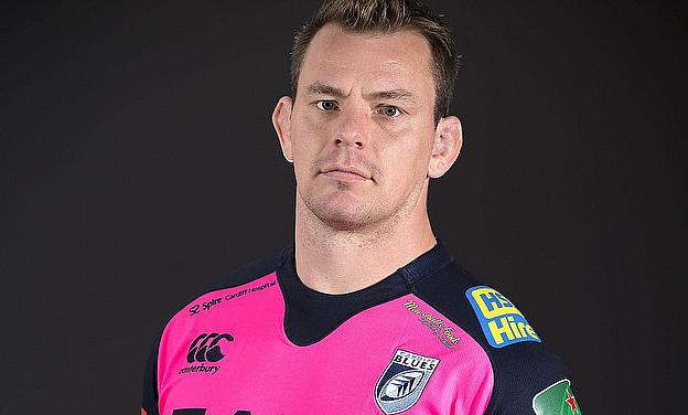 Rees in his Cardiff Blues kit