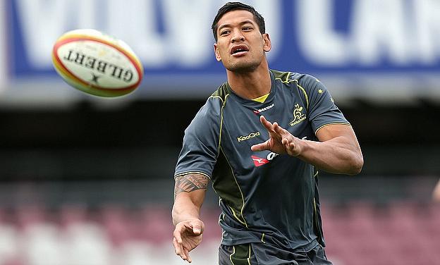 Sole try scorer Israel Folau