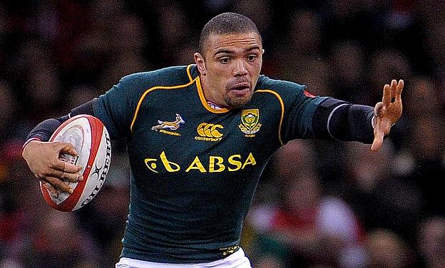 Bryan Habana went over for a first-half try for South Africa