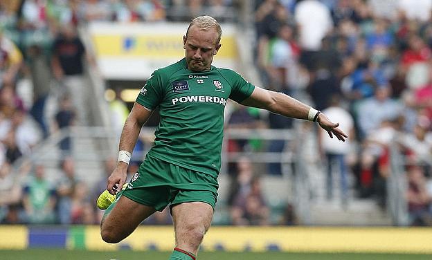 London Irish's Shane Geraghty played at inside centre against Newcastle