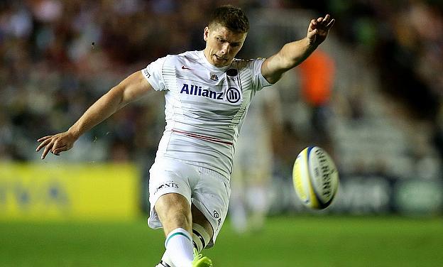 Owen Farrell bounced back from his England omission in style for Saracens against Sale