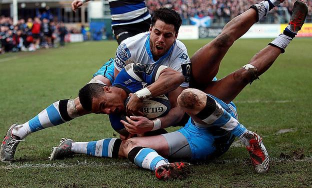 Anthony Watson helped Bath secure a 20-15 win over Glasgow