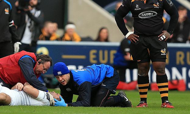 Wasps flanker Ashley Johnson, right, has been banned for three weeks