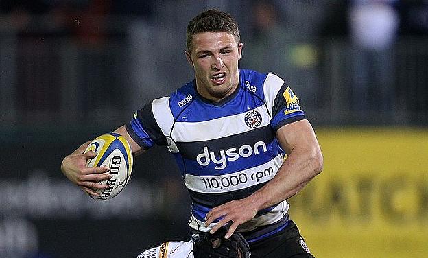 Sam Burgess is the back row for Bath this weekend