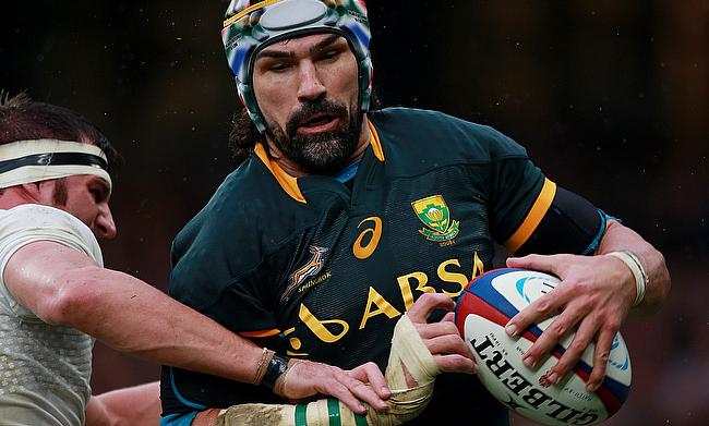 South Africa lock Victor Matfield has been selected to play in his fourth World Cup tournament