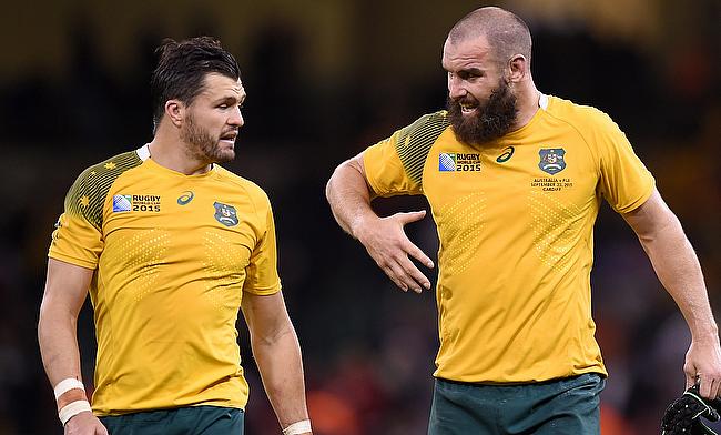 Adam Ashley-Cooper, left, is not getting carried away with Australia's chances