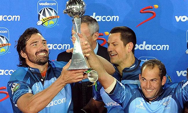 The Bulls winning the Super Rugby title in 2010