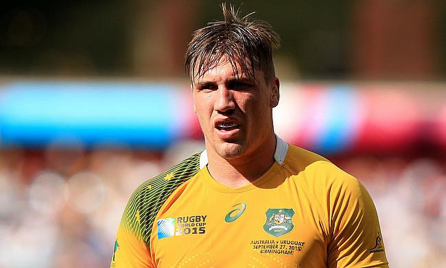 Michael Cheika has opted for Sean McMahon, pictured, to fill the void at number eight