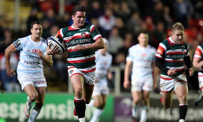 Freddie Burns broke clear to score for Leicester