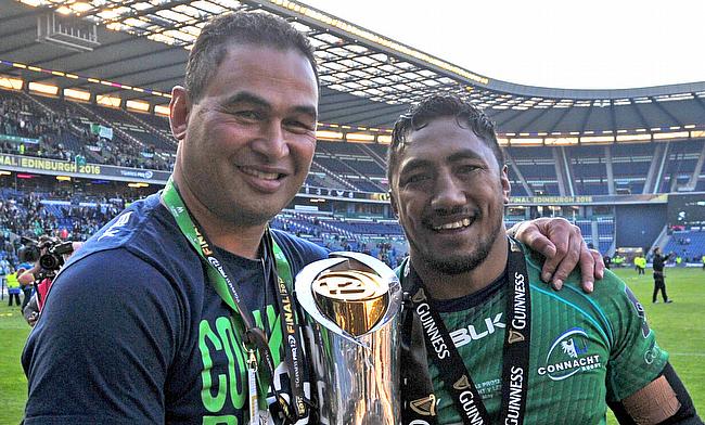 Auckland born Bundee Aki (right) has recently signed a three-year deal with Connacht.