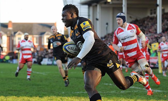 Wasps' Christian Wade scored a hat-trick against Bath
