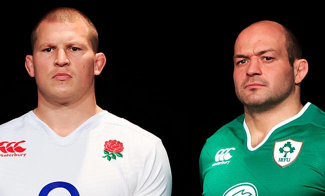 Rory Best, right, and Dylan Hartley, left, are vying for the Lions captaincy