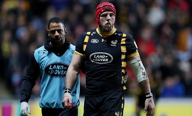 Wasps' James Haskell, right, will join up with the England squad in Portugal