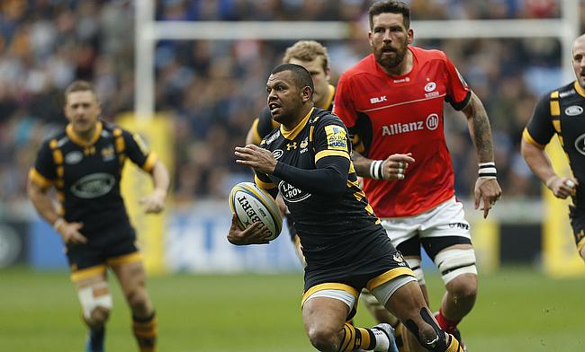 Kurtley Beale, centre, should find out on Wednesday whether he will be fit for Saturday's Aviva Premiership final