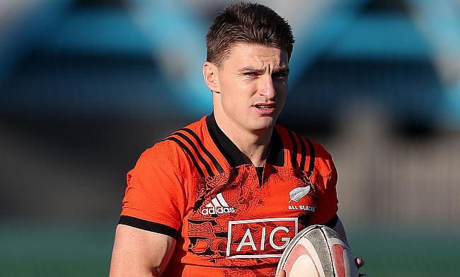 Beauden Barrett, pictured, is looking forward to playing alongside his brother Jordie